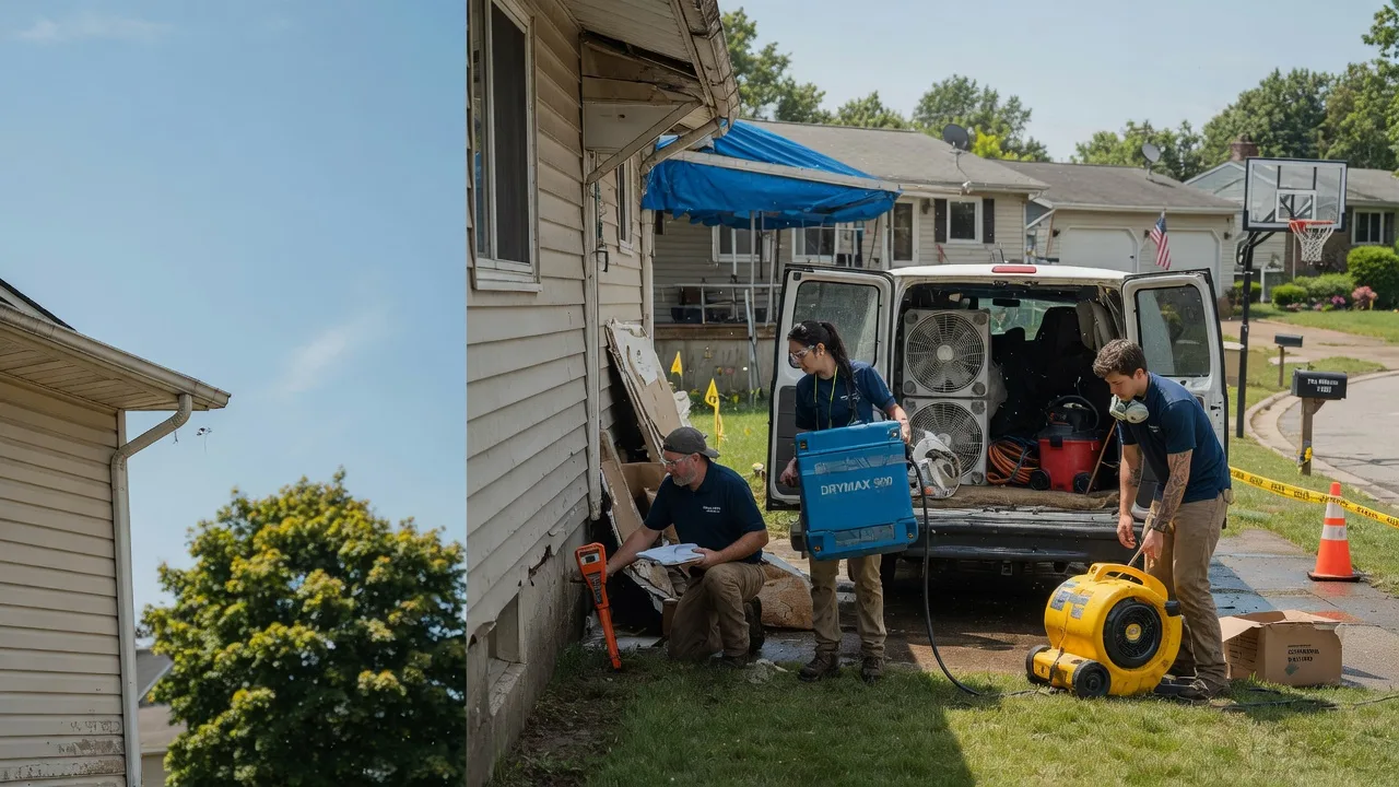 Ceiling Leak Cleanup in Potsdam, NY near me
